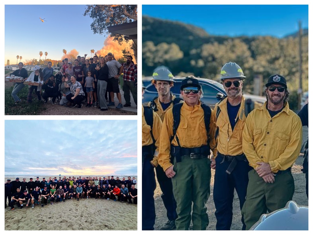 Craig W. Irwin and the Community Brigade wildland fire team